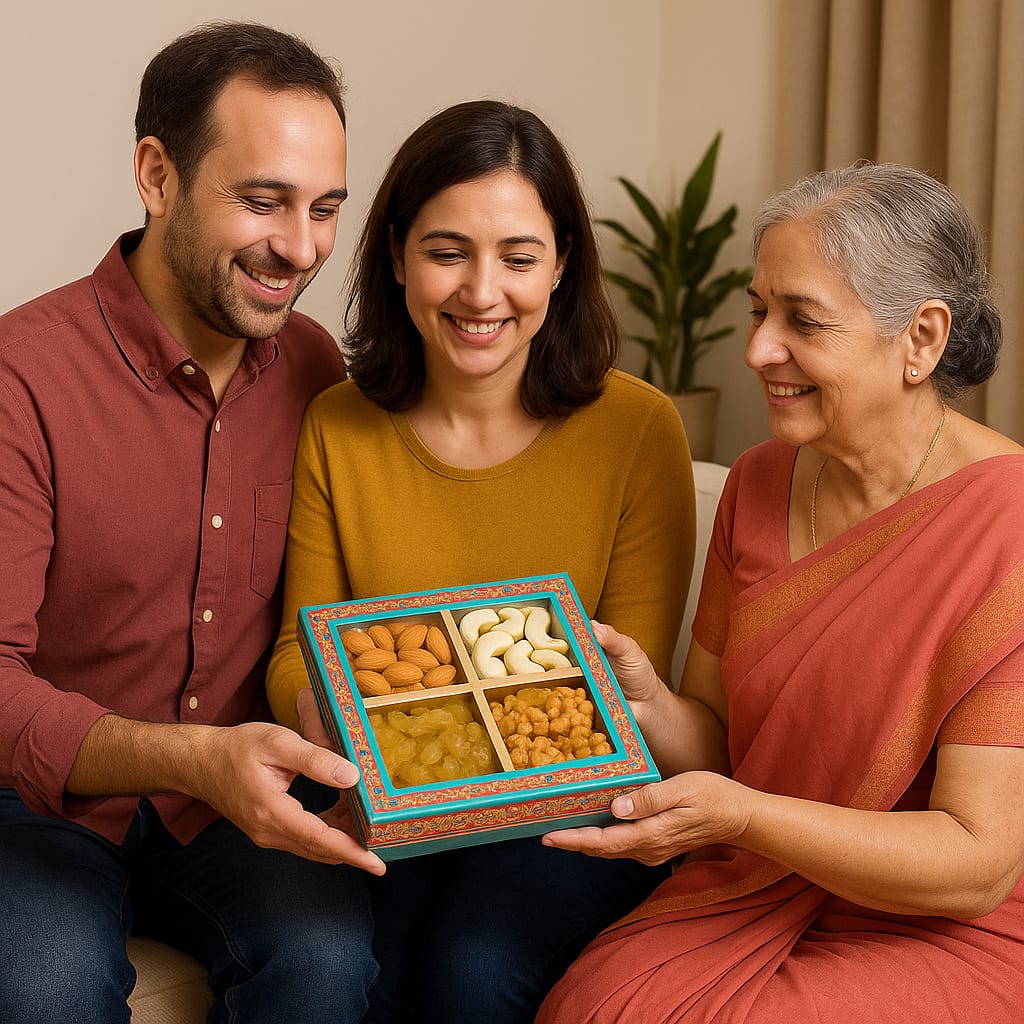 Dry fruits Gift Box | 4 partition