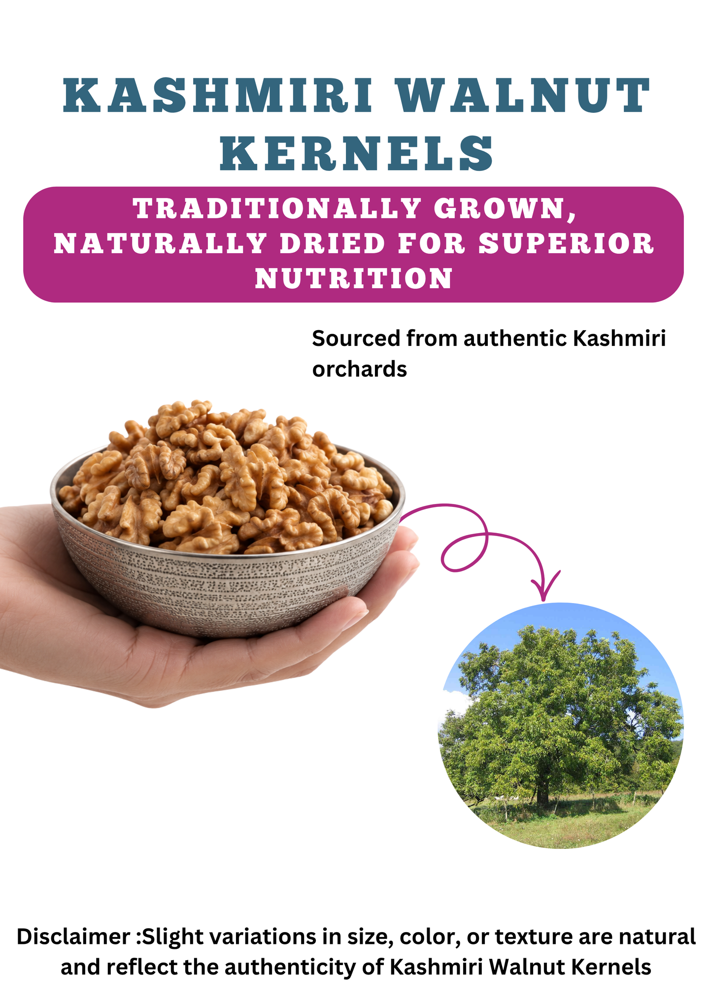 Kashmiri Walnut Kernels