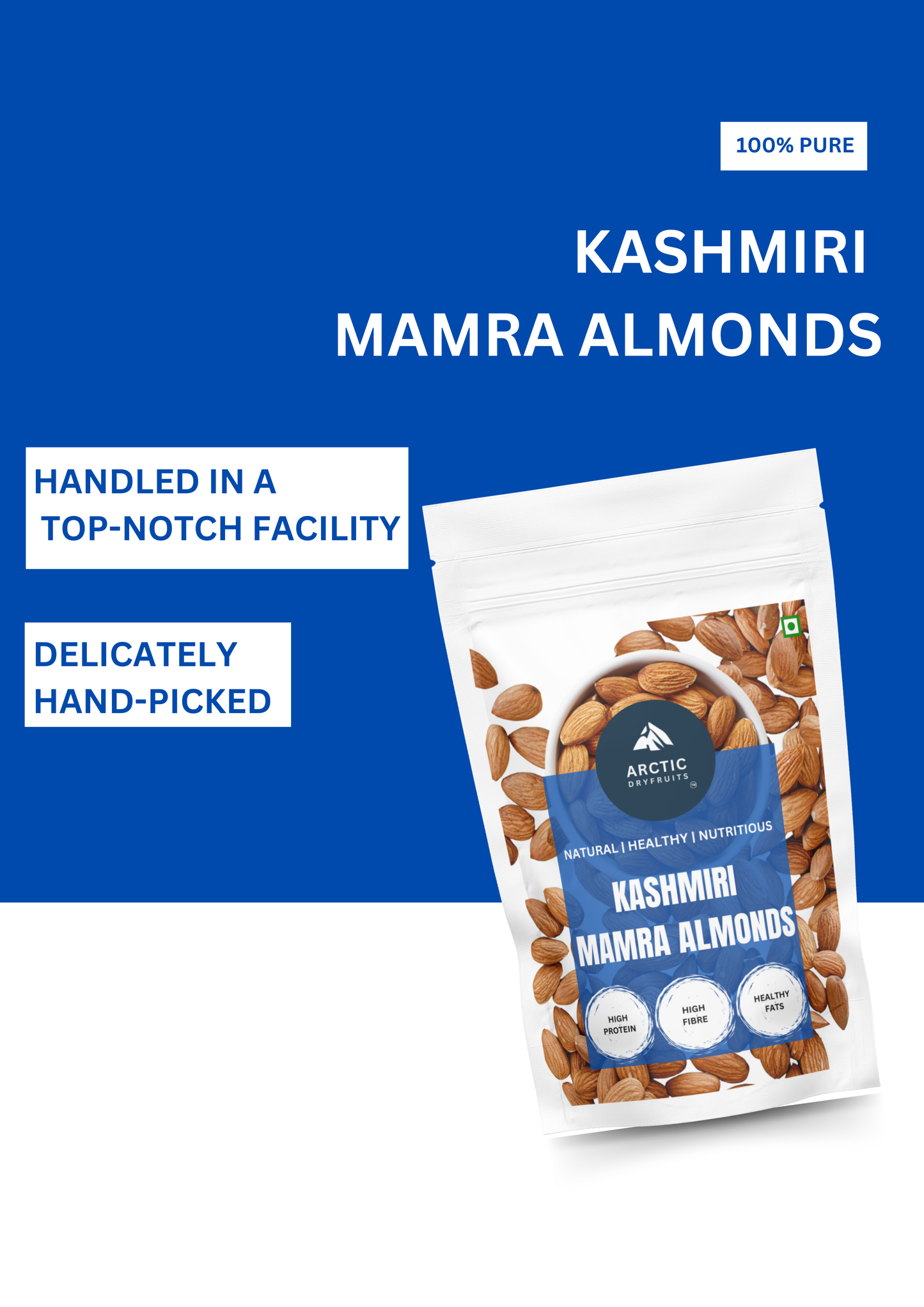 Premium Kashmir Mamra Almonds