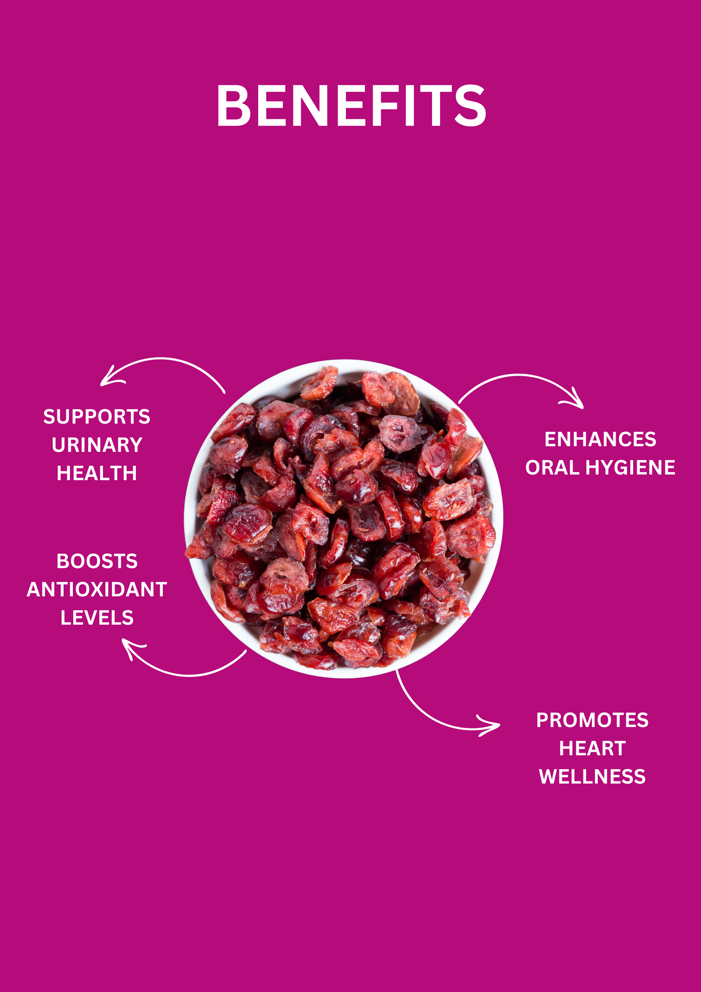 Dried Cranberries Pocket Pack