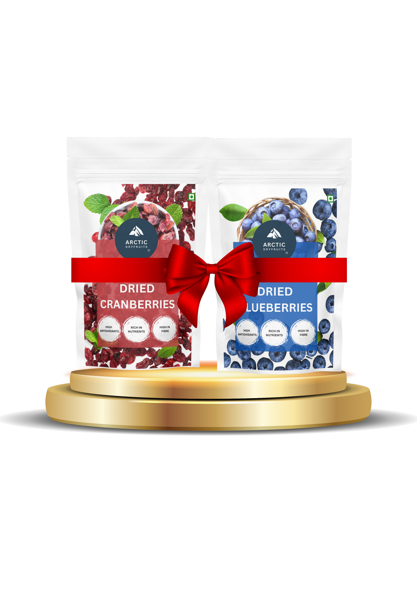 Dried Blueberries  and Dried Cranberries Combo