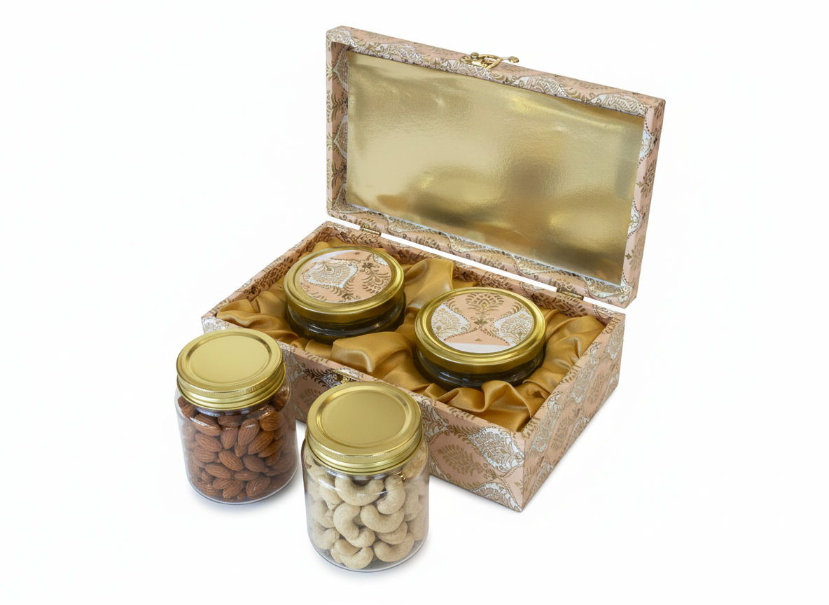 Dryfruit Hamper Box | 2 Jars