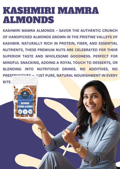 Premium Kashmir Mamra Almonds
