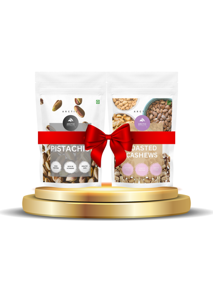 Roasted Pistachios and Cashews Combo