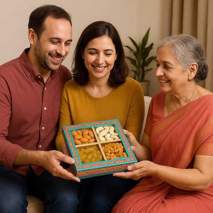 Dry fruits Gift Box | 4 partition