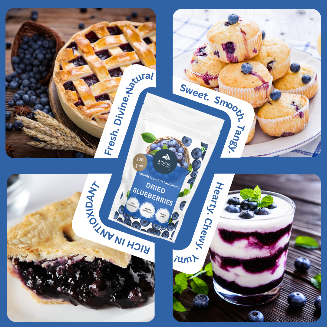 Dried Blueberries  and Dried Cranberries Combo